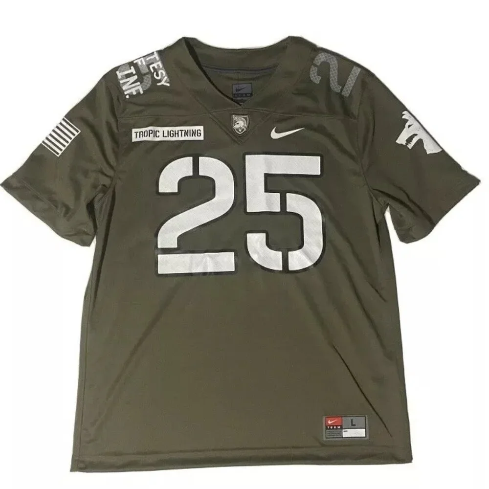 Nike Army Black Knights USA Infantry Football Jersey CK6204-222 Mens Size Large. - Picture 1 of 7